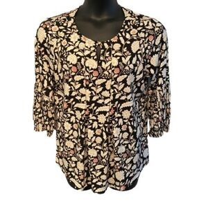 Charter club‎  floral blouse